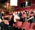 Courtyard Theatre auditorum during a film shoot by our Juniors